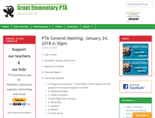 Tablet Screenshot of grantpta.org